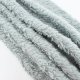 Gray cotton sherpa closeup