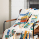 quilt on chair