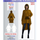 Adelica pattern 1317 Long Hooded Sweatshirt Sewing pattern PDF