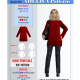 Adelica Pattern 1403 Raglan Sleeve tunic sewing pattern