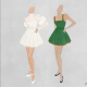 The Matihilde Dress Variations (With and without puff sleeves)