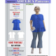 Adelica pattern 1552 Plus size Blouse Tunic sewing pattern