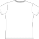 Back T-shirt line drawing