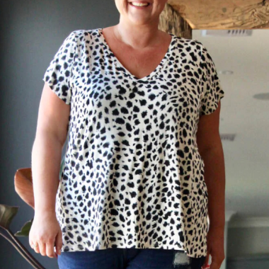 Women's Robin Lehner Backer Slim Fit V-Neck T-Shirt - Heathered