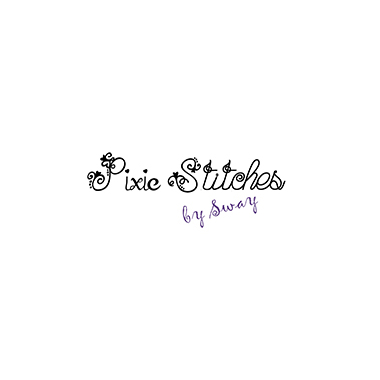 Pixie Stitches by Sway logo black and purplr