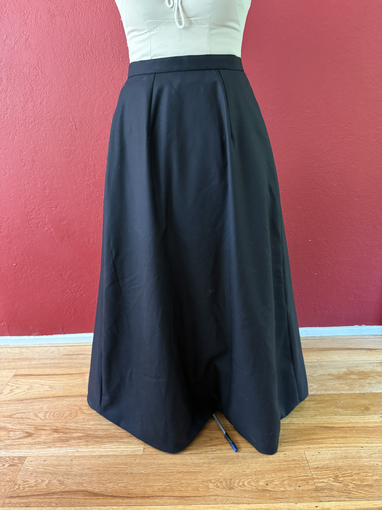 McCall's M8231 | Repro 1890s Black Wool Skirt