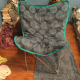 newly finished blue butterfly chair in bedroom